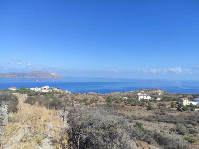 Kokkino Chorio Kreta, Kokkino Chorio: Riesiges Grundstück mit Meerblick zu verkaufen Grundstück kaufen